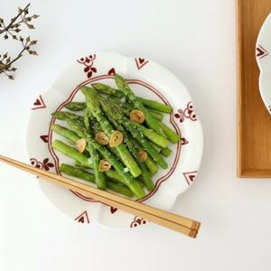 Koyo Kiln Flower-shaped Plate Red Flower | Arita Ware