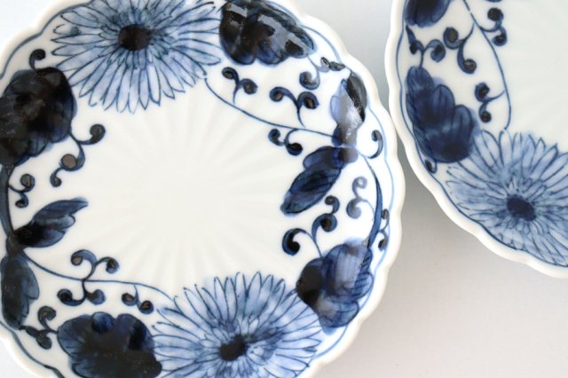 Sauce Plate Chrysanthemum and Arabesque | Imari Ware