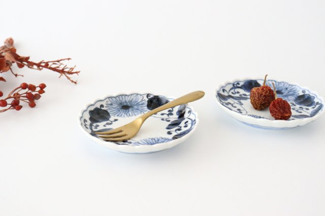 Sauce Plate Chrysanthemum and Arabesque | Imari Ware