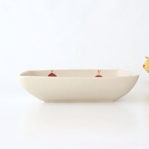 Square Large Bowl Radish | Serving Bowl Hasami Ware