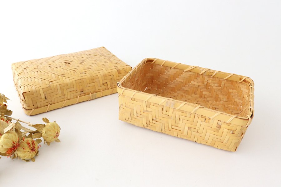 Ajiro Bento Basket Shiratake Bamboo Crafts