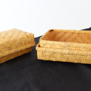 Ajiro Bento Basket Shiratake Bamboo Crafts