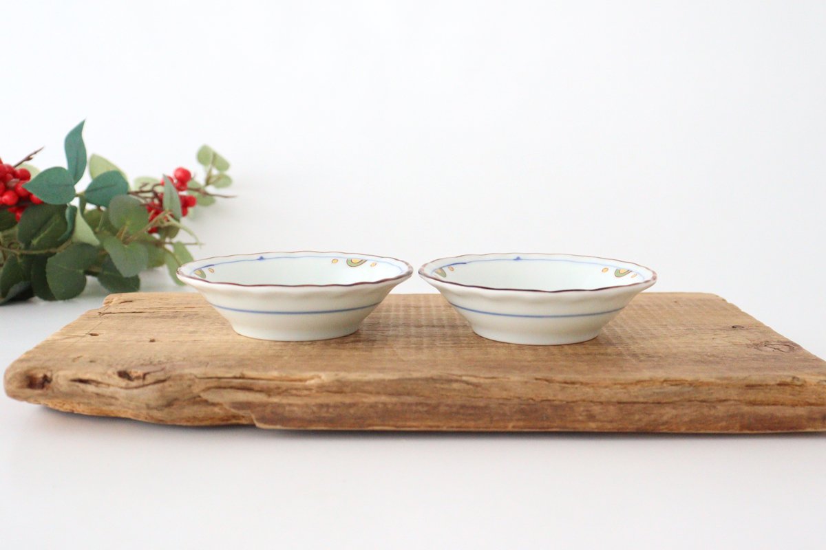 Small plate, Nishikimikabu, porcelain, Hasami ware