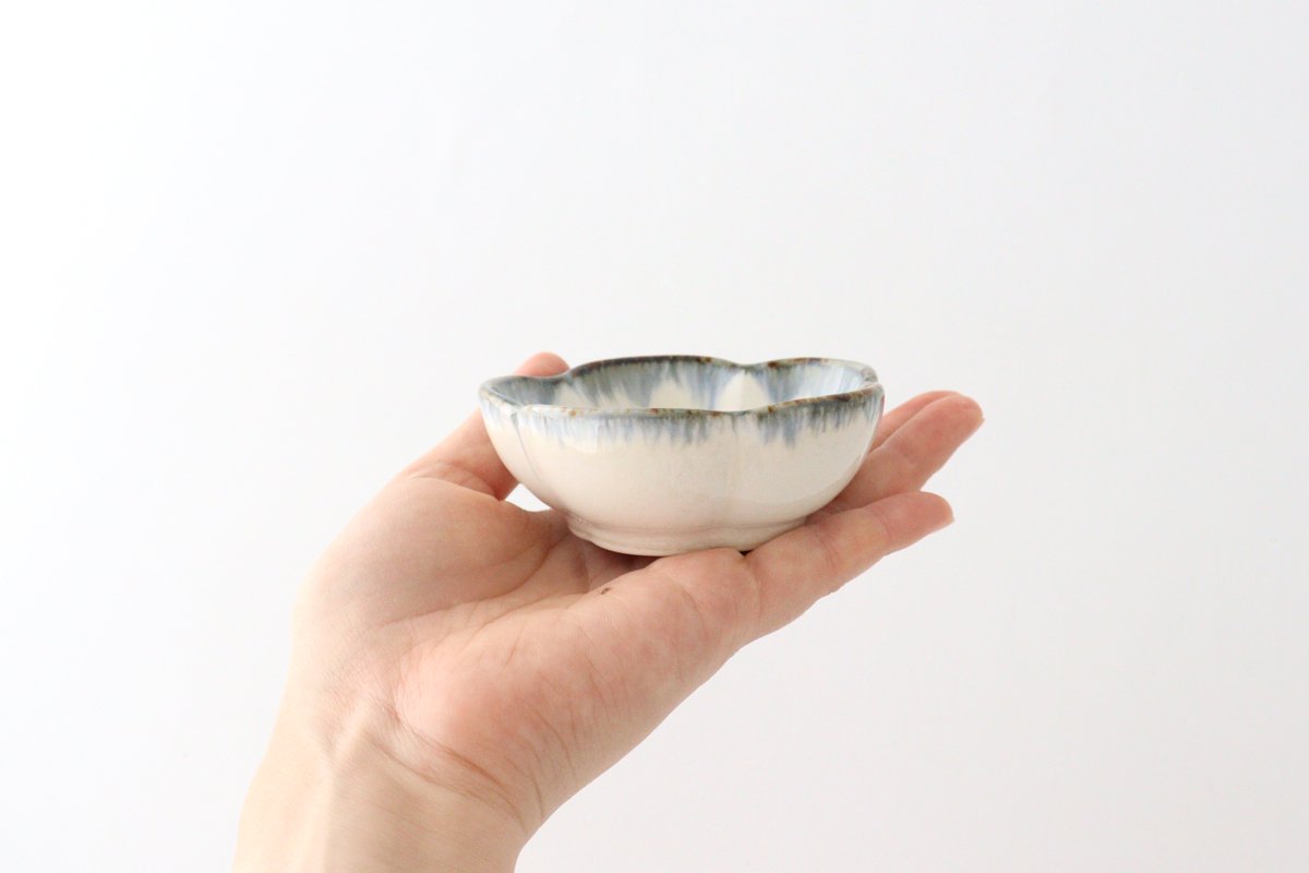 Small Bowl Plum White | Kobachi Mino Ware