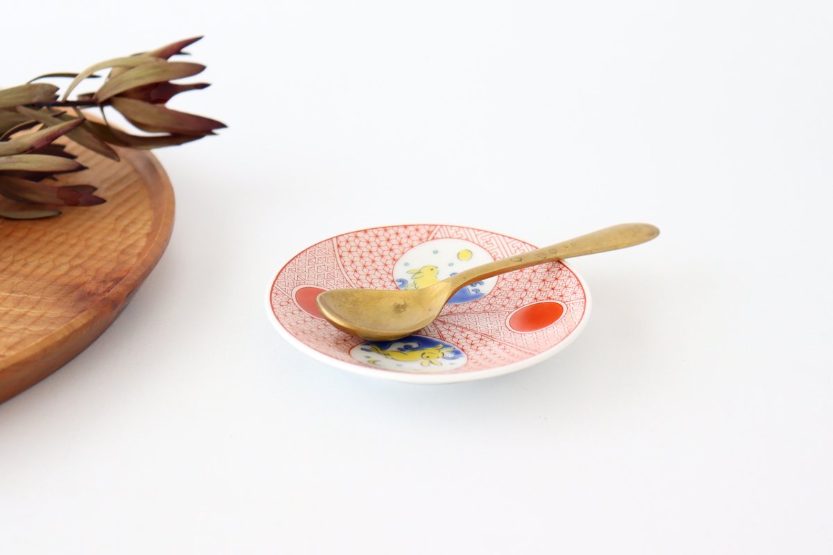 Seikou Kiln Sauce Plate Rabbit | Kutani Ware