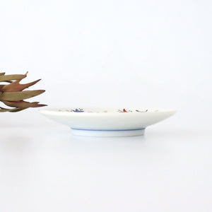 Seikou Kiln Sauce Plate Deer and Maple | Kutani Ware