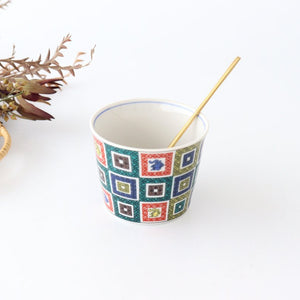 Seikou Kiln Soba Choko Stone Pavement Pattern | Free Cup Kutani Ware