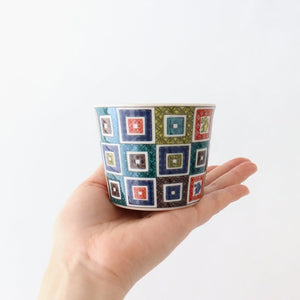 Seikou Kiln Soba Choko Stone Pavement Pattern | Free Cup Kutani Ware