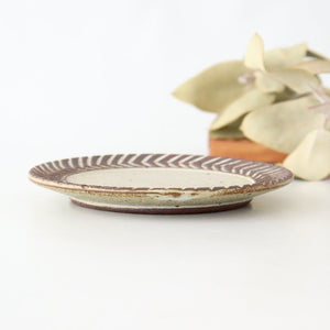 tomaru Plate Rosemary 15cm/5.9in | Shigaraki Ware