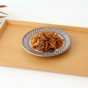 tomaru Plate Shinogi 15cm/5.9in | Shigaraki Ware