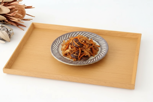 tomaru Plate Shinogi 15cm/5.9in | Shigaraki Ware