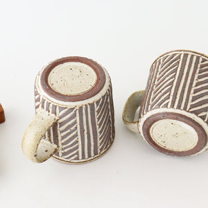 tomaru Mug Line Pattern  | Shigaraki Ware