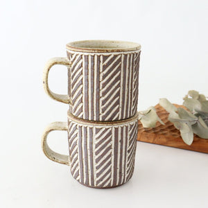 tomaru Mug Line Pattern  | Shigaraki Ware