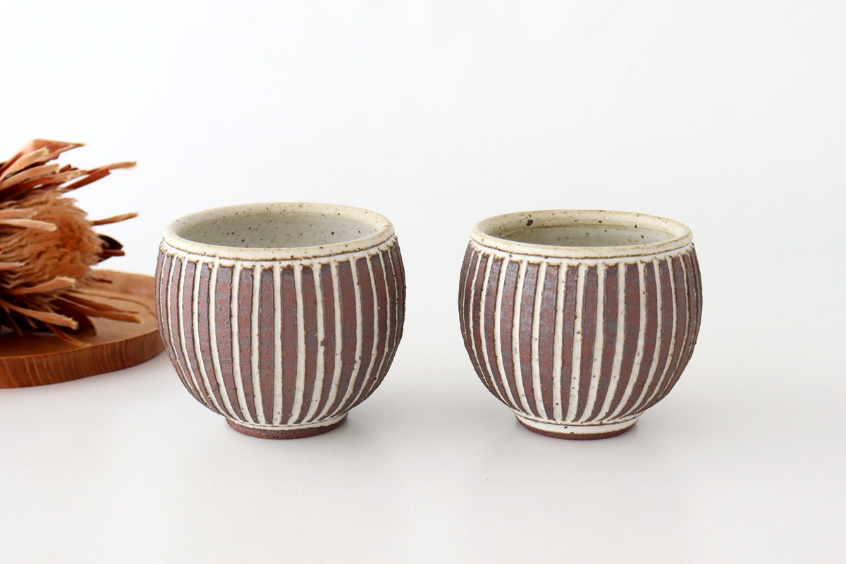 Maruyunomi vertical shinogi pottery tomaru Shigaraki ware