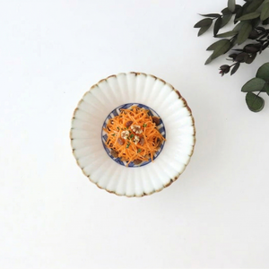 Rinkurou Kiln Chrysanthemum-shaped Small Plate Cloud Pattern | Hasami Ware