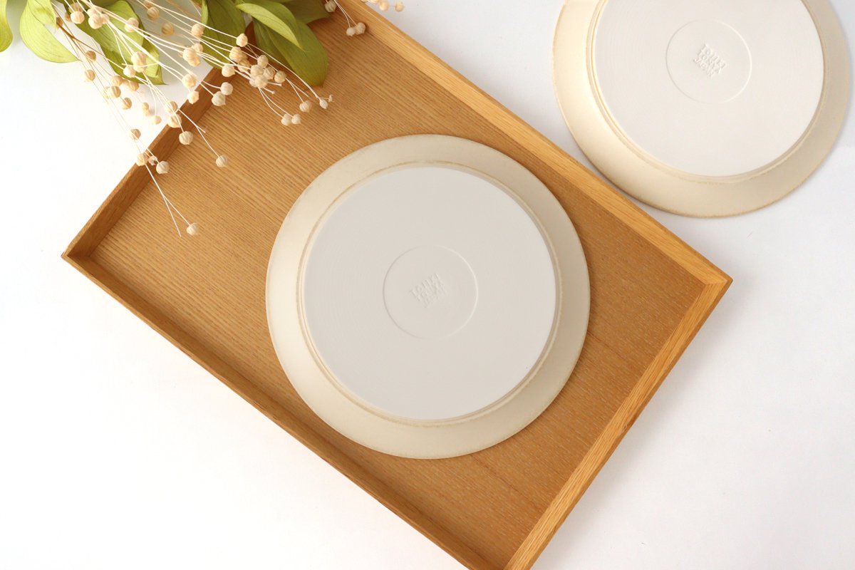 ORLO Round Plate Ivory 18㎝/7in | Mino Ware