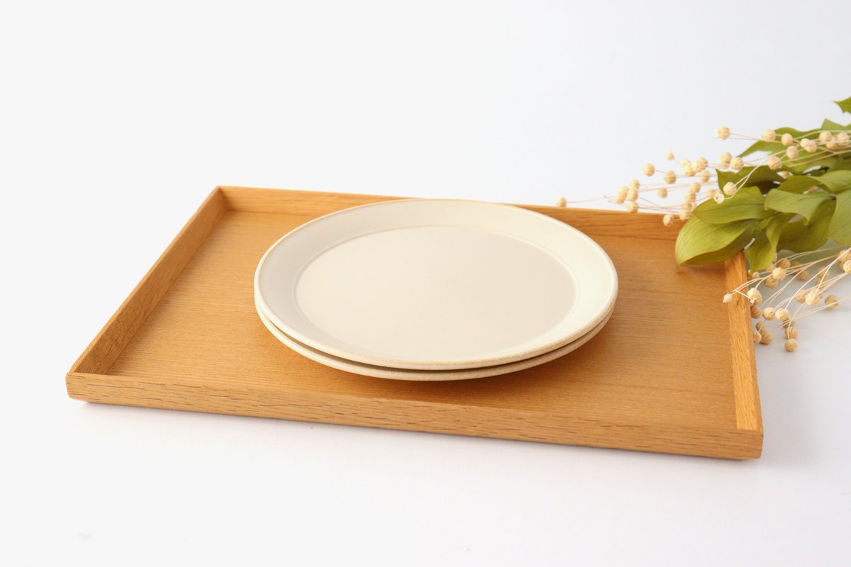 ORLO Round Plate Ivory 18㎝/7in | Mino Ware