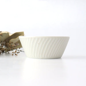 Laurel Bowl White M l Serving Bowl Mino Ware