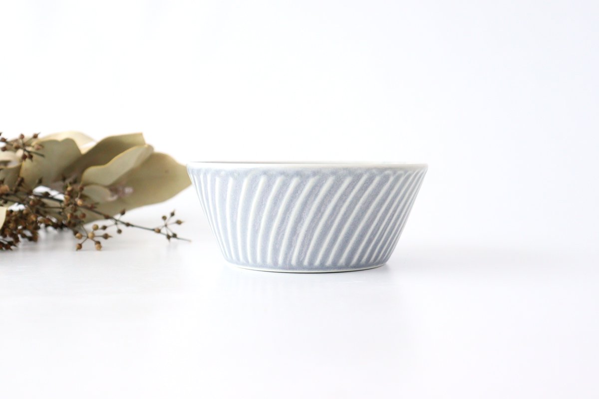 Bowl Blue M Porcelain Laurel Mino Ware