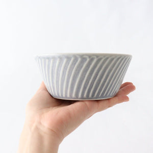 Bowl Blue M Porcelain Laurel Mino Ware