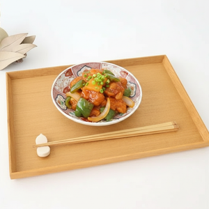 Round Plate Red and Gold 14.8cm/5.8in | Hasami Ware