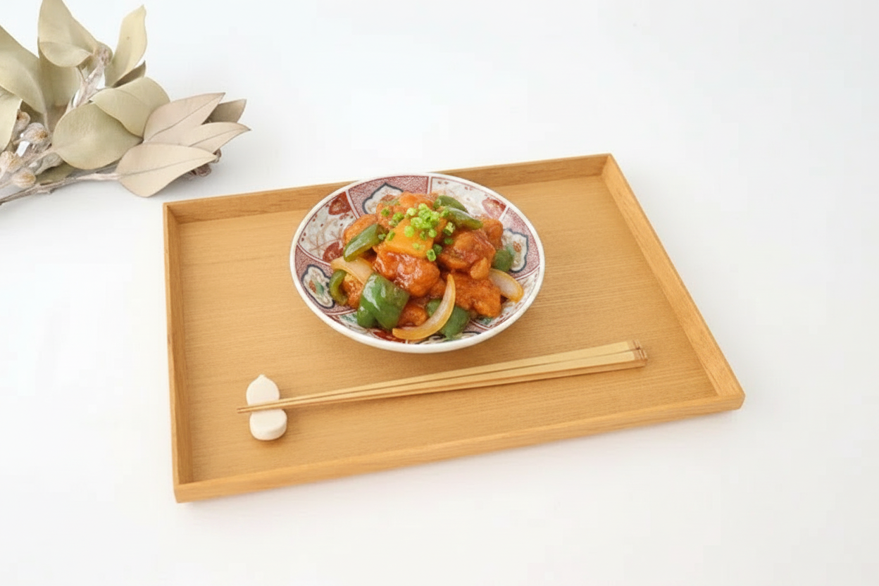Round Plate Red and Gold 14.8cm/5.8in | Hasami Ware
