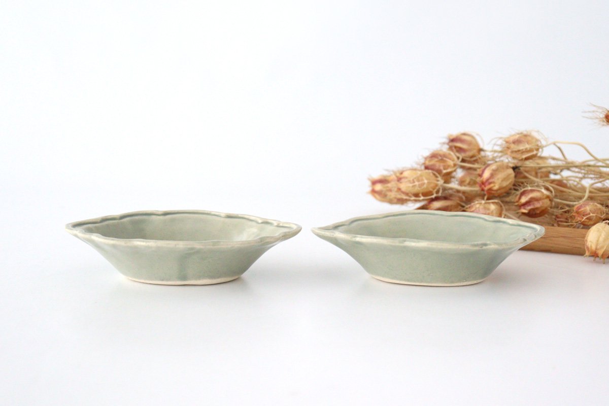 Small lemon bowl, small gray pottery, Ozenre kiln