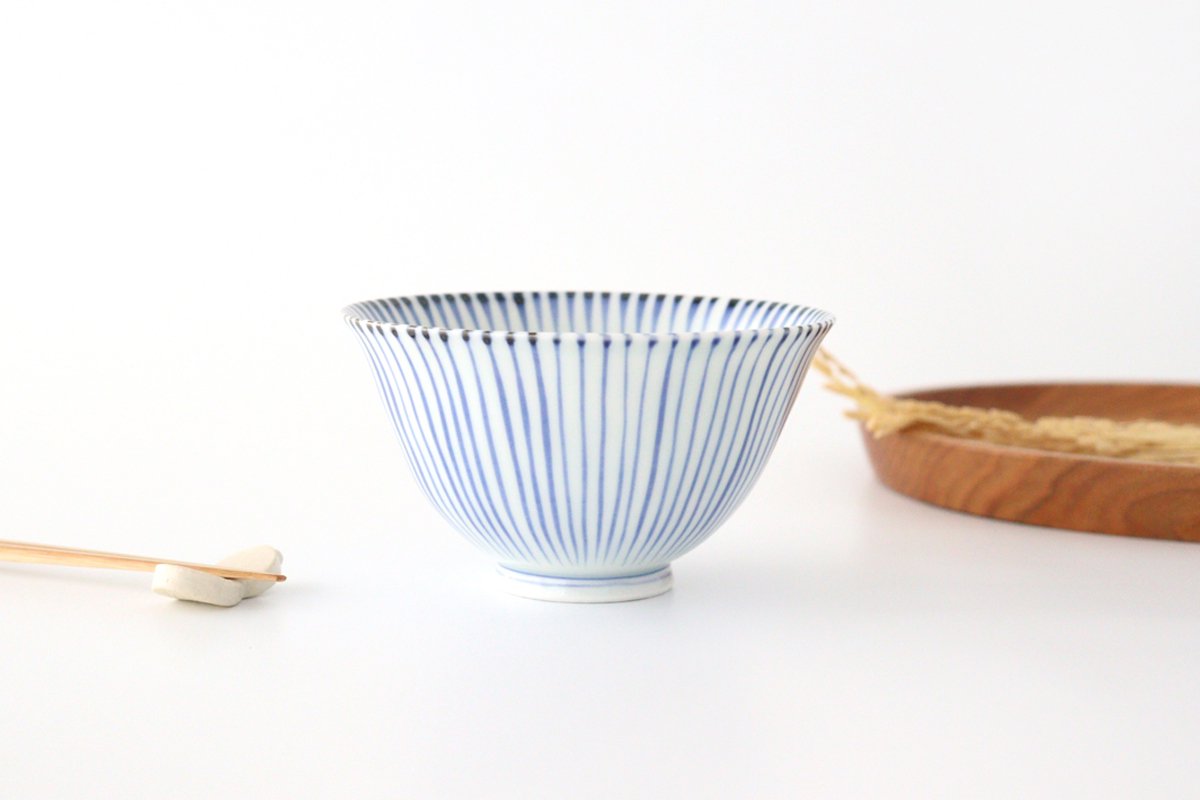 Rice Bowl Tokusa Blue | Arita Ware