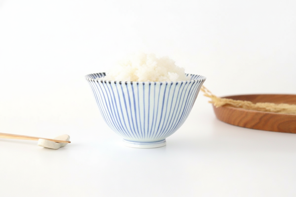 Rice Bowl Tokusa Blue | Arita Ware
