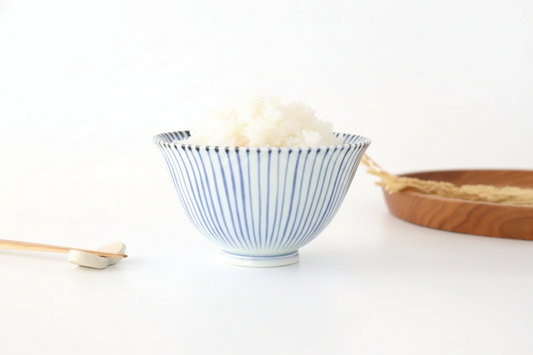 Rice Bowl Tokusa Blue | Arita Ware
