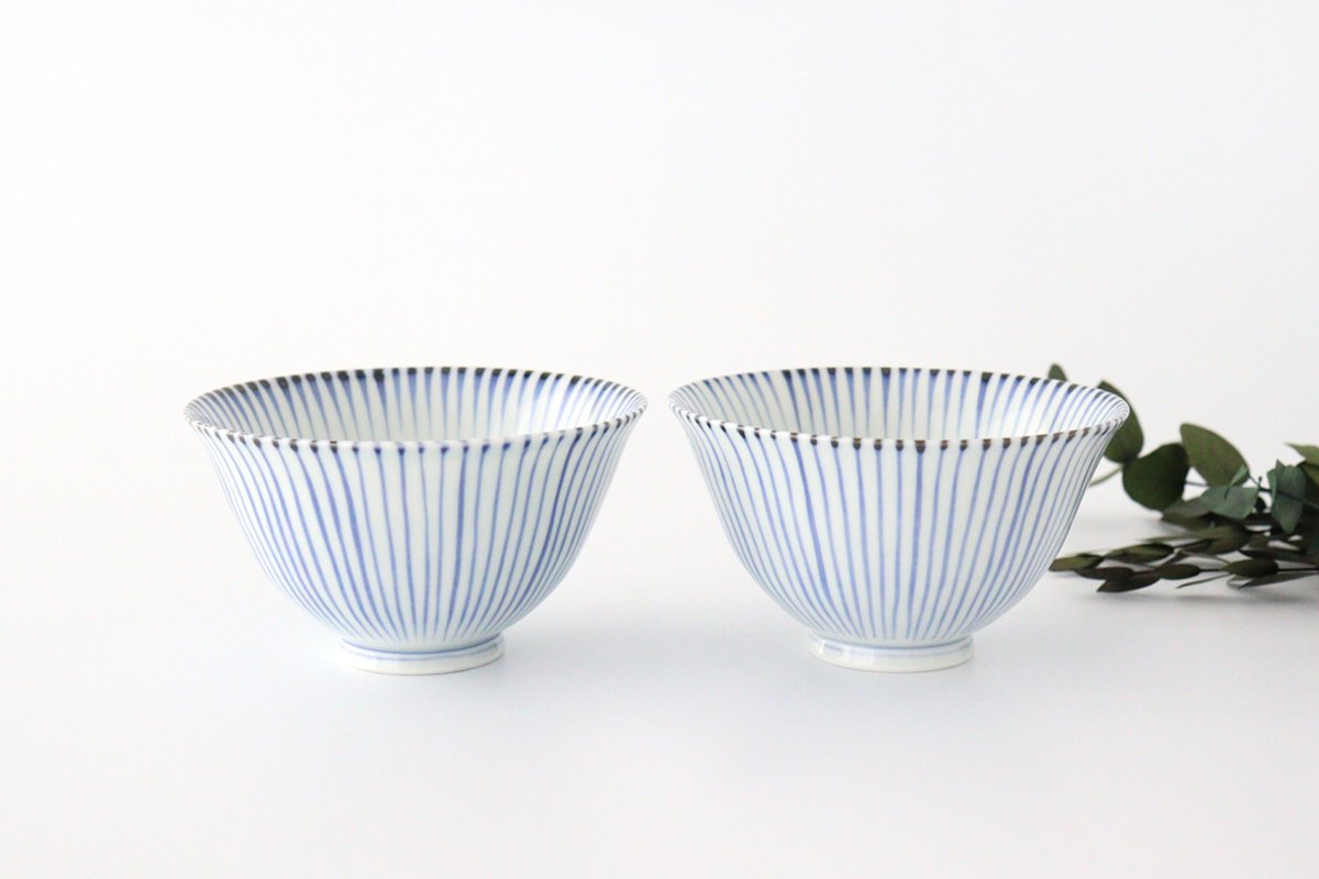 Rice Bowl Tokusa Blue | Arita Ware