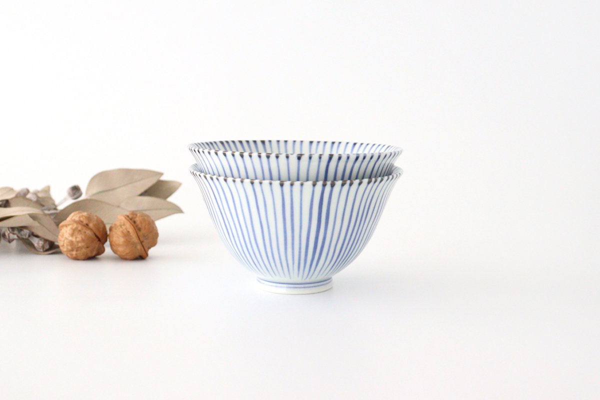 Rice Bowl Tokusa Blue | Arita Ware