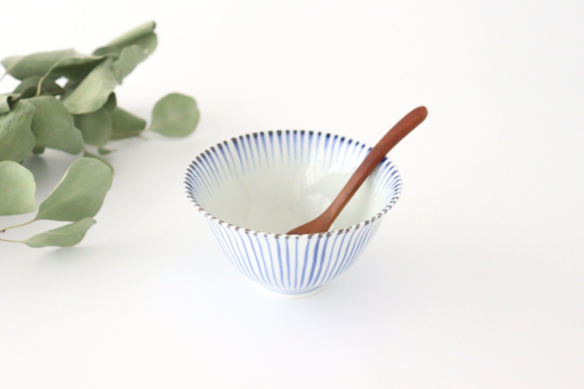 Rice Bowl Tokusa Blue | Arita Ware