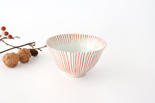 Tea bowl Tokusa Vermilion Porcelain Arita ware