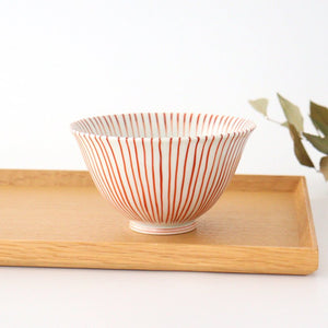 Rice Bowl Tokusa Vermilion | Arita Ware