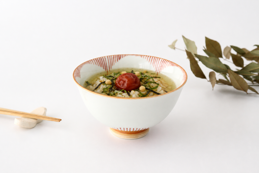 Rice Bowl  Red Flower Small | Arita Ware