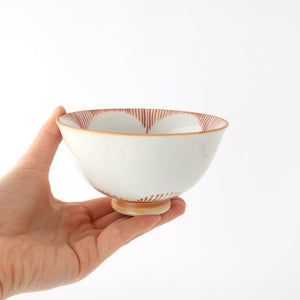 Flower bowl small red porcelain Arita ware
