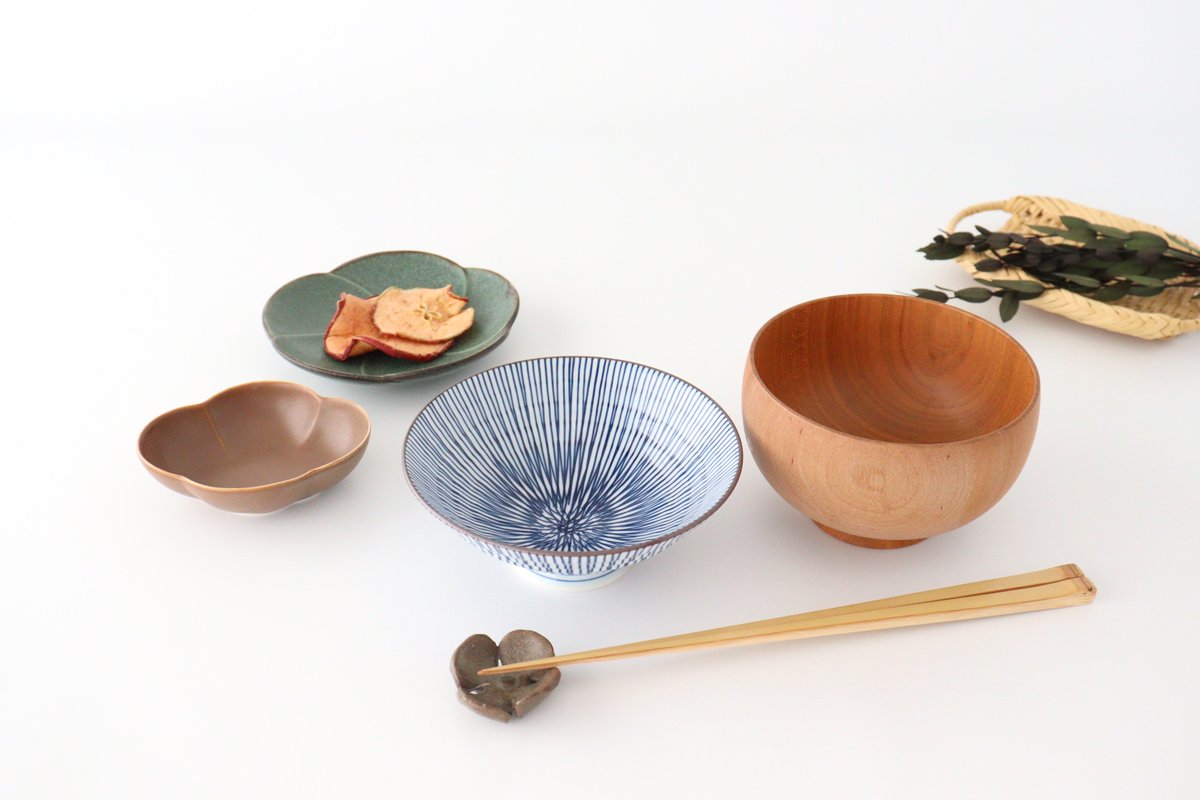 Flat Rice Bowl Tokusa Small | Arita Ware