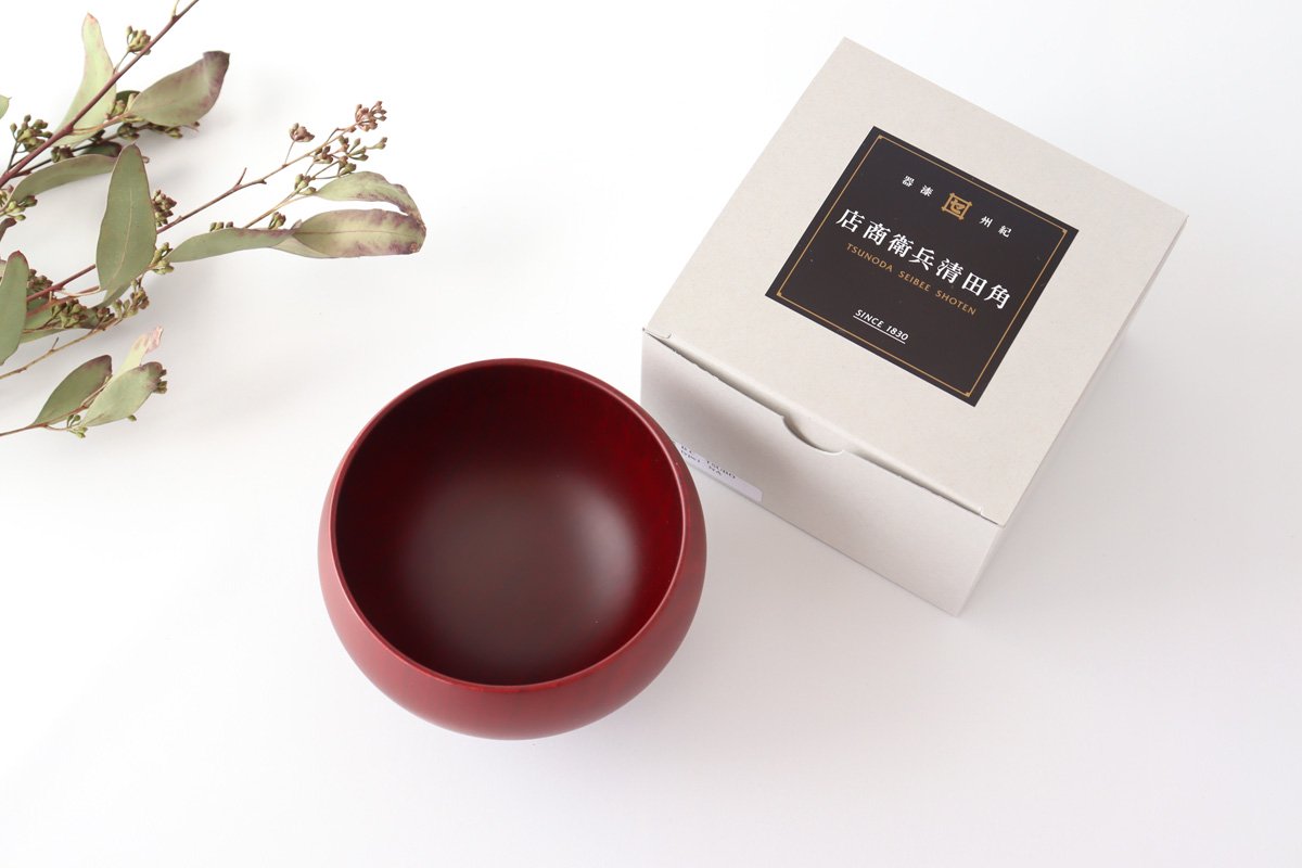 Tsunoda Seibei Shoten TSUBO Soup Bowl Brown | Lacquerware