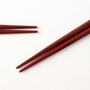 Pentagonal chopsticks ancient vermilion KORINDO