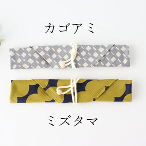 Chopsticks chopstick bag set Mizutama Tsunoda Seibei Shoten