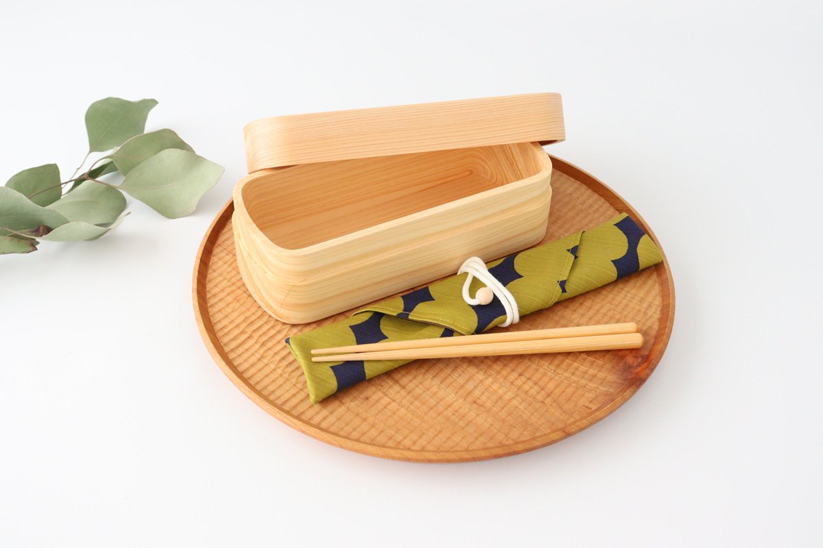 Chopsticks chopstick bag set Mizutama Tsunoda Seibei Shoten