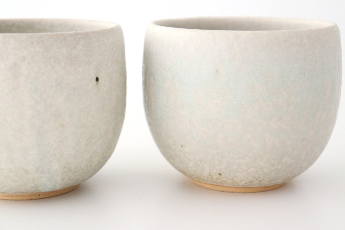 Pumped white pottery Saheigama Shigaraki ware