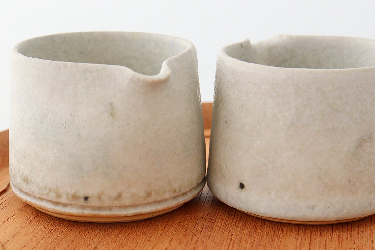 Pitcher white pottery Saheigama Shigaraki ware