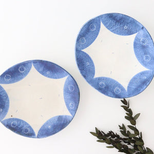 [Uchiru special order] Flexible plate, medium round pottery, Yamakirai Pottery, Shigaraki ware