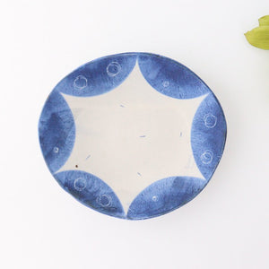 [Uchiru special order] Flexible plate, medium round pottery, Yamakirai Pottery, Shigaraki ware