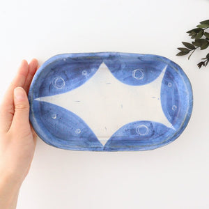 [Uchiru special order] Rectangular plate, round pottery, Yamakirai Pottery, Shigaraki ware