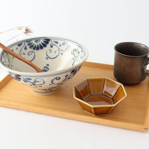 Blueannan Ramen Bowl Flower | Mino Ware