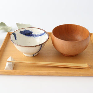 Minami Kiln Annanrakugaki　Rice Bowl Gosu  | Mino Ware