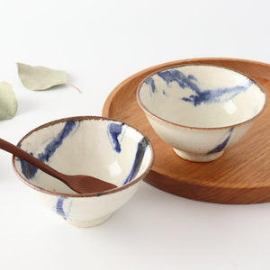Rice bowl Annan Raku painting Goth pottery Minami kiln Mino ware